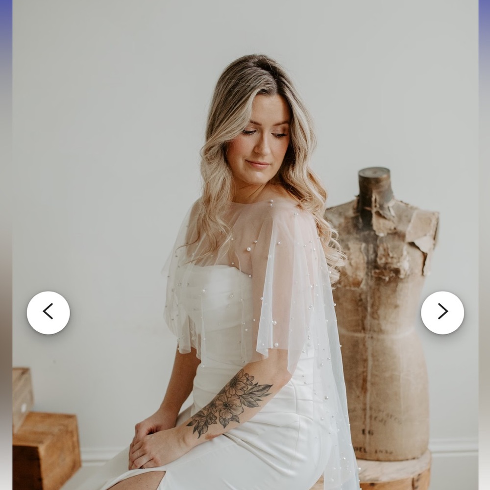 Soft Beaded Pearl Cape